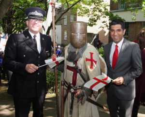 Chief Inspector Phil Painter, Saint George and Gurvinder Sandher