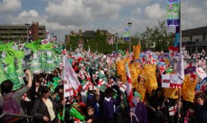 Children on Community Square, Gravesend