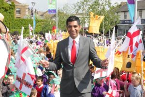 Gurvinder Sandher Event Organier Waving the Flag with Pride