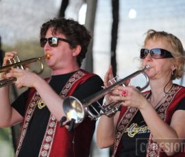 Bollywood Brass Band Performing at the Festival Bollywood Brass Band Performing at the Festival
