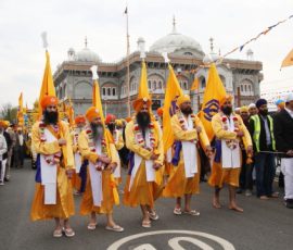 Vaisakhi 2014 The 5 Beloved leading the Parade Vaisakhi 2014 The 5 Beloved leading the Parade